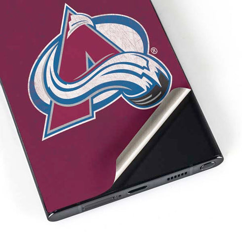 NHL Colorado Avalanche Distressed Galaxy S25 Ultra Skin